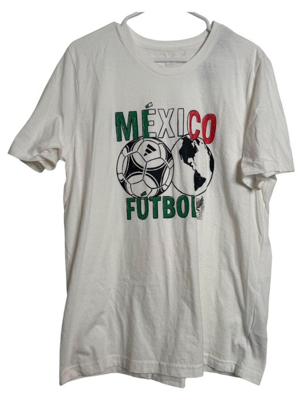 Adidas Mexico World Tee Size Large Futbol Soccer Shirt NWT